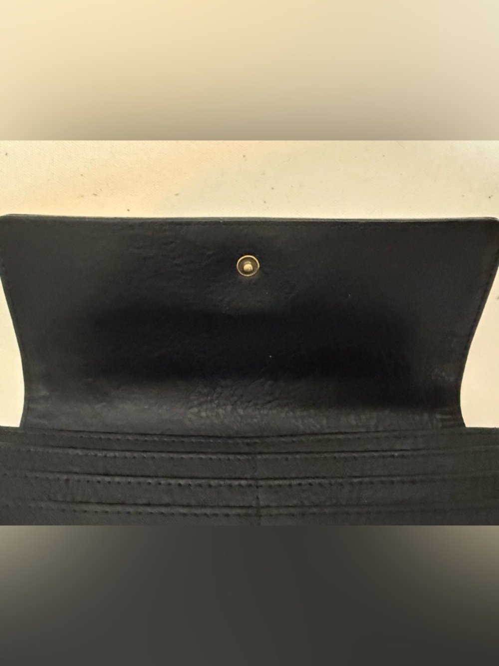 Fossil Logan Black Leather Wallet Women’s Trifold - Picture 9 of 16